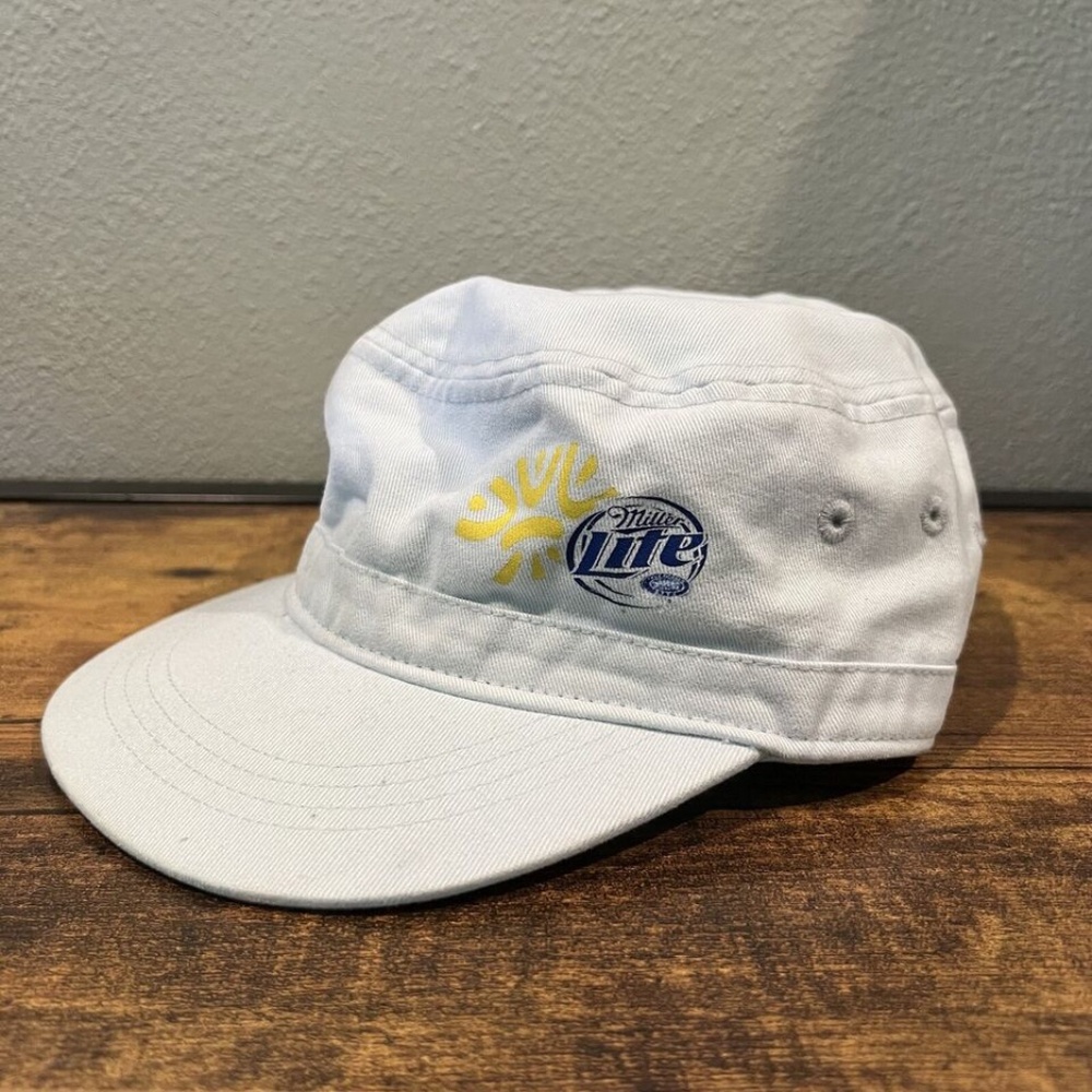 Miller High Life Hat One Size S/M Green Cadet Acme Lightweight Beer Cap